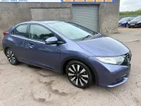 Used Honda Civic SE Plus 2014 Blue Hatchback