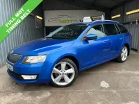 Used Skoda Octavia Elegance 184 HP (135 kW) 2014 Blue Hatchback