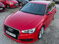 Used Audi A3 S-Line 2015 Red Hatchback