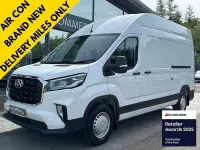 New Maxus V90 150 HP (110 kW) 2026 White Van