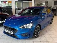 Used Ford Focus ST-Line X 120 HP (88 kW) 2018 Blue Hatchback