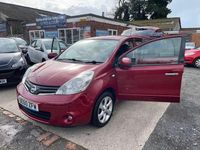 Used Nissan Note Tekna 110 HP (80 kW) 2010 Red Hatchback