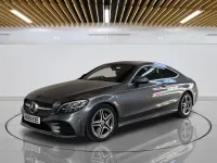 Used Mercedes C300 AMG line 245 HP (180 kW) 2019 Grey Coupe