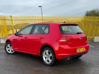 Used VW Golf VII Edition 110 HP (80 kW) 2017 Red Hatchback