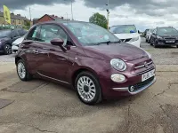 Used Fiat 500 Lounge 69 HP (50 kW) 2016 Red Hatchback