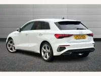 Used Audi A3 S-Line 110 HP (80 kW) 2023 Glacier white Hatchback