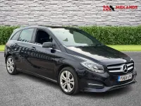 Used Mercedes B180 109 HP (80 kW) 2015 Black MPV