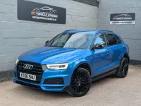 Used Audi Q3 Black Edition 150 HP (110 kW) 2017 Blue SUV