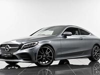 Begagnad Mercedes C220 AMG line 2019 Grå Sportkupé