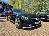 Used Mercedes C350e AMG line 293 HP (215 kW) 2017 Black Estate