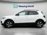 Used VW T-Cross Black Edition 110 HP (80 kW) 2022 White SUV