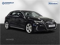 Used Audi A3 S-Line 116 HP (85 kW) 2021 Black Hatchback