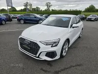 Used Audi A3 S-Line 110 HP (80 kW) 2021 White Sedan