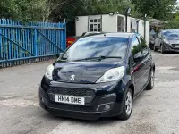 Used Peugeot 107 Allure 68 HP (50 kW) 2014 Black Hatchback