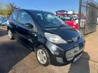 Used Peugeot 107 68 HP (50 kW) 2009 Black Hatchback