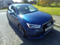 Begagnad Audi A1 S-Line 2016 Blå Halvkombi