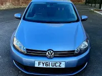 Used VW Golf VI Match 105 HP (77 kW) 2011 Blue Hatchback