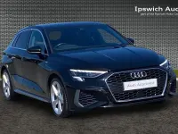 Used Audi A3 S-Line 108 HP (79 kW) 2023 Black Sedan