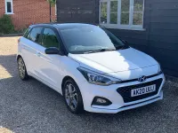 Used Hyundai i20 2020 White Hatchback