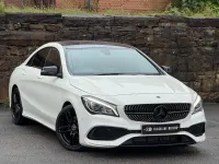 Used Mercedes CLA180 AMG line 122 HP (89 kW) 2017 White Sedan