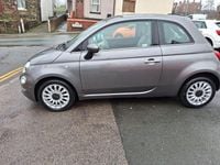 Used Fiat 500 Lounge 69 HP (50 kW) 2018 Grey Hatchback