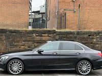 Used Mercedes C220 AMG Line Premium 170 HP (125 kW) 2018 Black Sedan