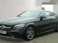 Used Mercedes C300 AMG line 2018 Black Coupe