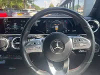 Used Mercedes A250 AMG line 224 HP (164 kW) 2018 White Hatchback