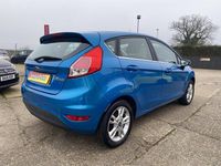 Used Ford Fiesta Zetec 2014 Blue Hatchback