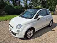 Used Fiat 500 Lounge 69 HP (50 kW) 2014 White Hatchback