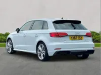 Used Audi A3 S-Line 150 HP (110 kW) 2018 White Sedan