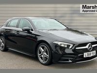 Used Mercedes A250 AMG line 224 HP (164 kW) 2018 Black Hatchback