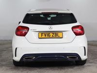 Used Mercedes A180 AMG line 122 HP (89 kW) 2016 White Hatchback