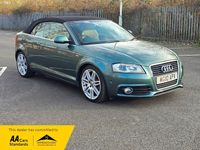 Used Audi A3 Cabriolet S-Line 2010 Green Cabriolet