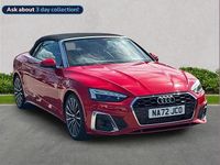 Used Audi A5 Cabriolet S-Line 245 HP (180 kW) 2022 Red Cabriolet