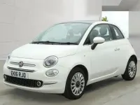Used Fiat 500 Lounge 69 HP (50 kW) 2016 White Hatchback