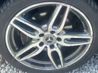 Used Mercedes A200 AMG line 136 HP (100 kW) 2017 Blue Hatchback