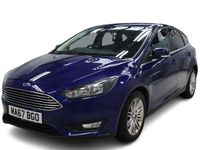 Used Ford Focus Zetec 120 HP (88 kW) 2017 Blue Hatchback