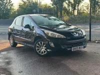 Used Peugeot 308 95 HP (69 kW) 2009 Black Hatchback