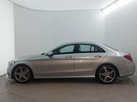 Used Mercedes C220 AMG line 170 HP (125 kW) 2017 Silver Sedan