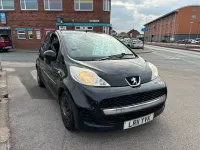Used Peugeot 107 68 HP (50 kW) 2011 Black Hatchback