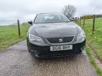 Used Seat Leon SE 125 HP (91 kW) 2016 Black Hatchback