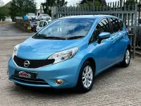 Used Nissan Note Acenta Premium 90 HP (66 kW) 2017 Blue Hatchback