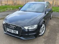 Used Audi A4 S-Line 150 HP (110 kW) 2015 Blue Estate