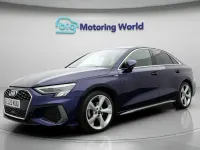 Used Audi A3 S-Line 110 HP (80 kW) 2023 Blue Sedan