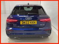Used Audi A3 Sportback S-Line 150 HP (110 kW) 2022 Blue Hatchback