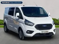 Used Ford Transit Custom Limited 130 HP (95 kW) 2021 White Van