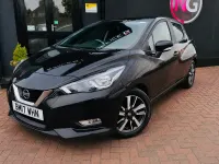 Used Nissan Micra Acenta 71 HP (52 kW) 2017 Black Hatchback
