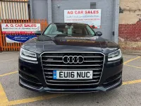 Begagnad Audi A8 Sport 262 HK (192 kW) 2016 Blå Sedan