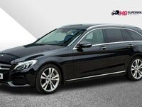 Used Mercedes C350e Premium 2015 Black Estate